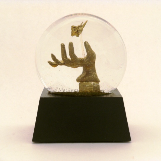 Believe - one of a kind snow globe, Camryn Forrest Designs 2013