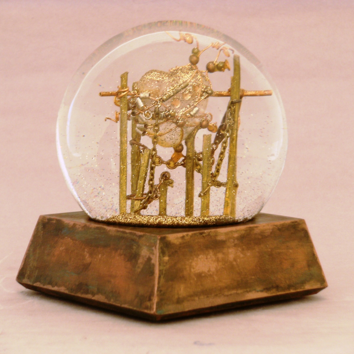 Mended Heart Snow Globe, Camryn Forrest Designs 2013