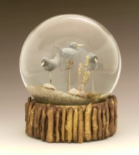 Shore Enough one of a kind waterglobe/snow globe, Camryn Forrest Designs 2014
