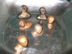 Miniature head sculptures, Camryn Forrest Designs, Denver Colorado