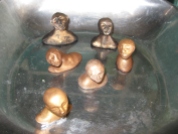 Miniature head sculptures, Camryn Forrest Designs, Denver Colorado